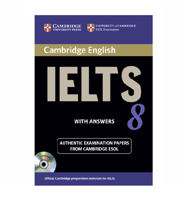 کتاب زبان IELTS Cambridge 8 همراه با CD