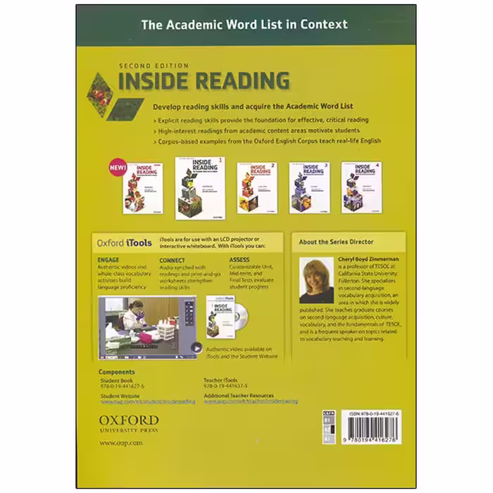 کتاب Inside Reading 2nd 1 اثر Arline Burgmeier انتشارات آکسفورد 
