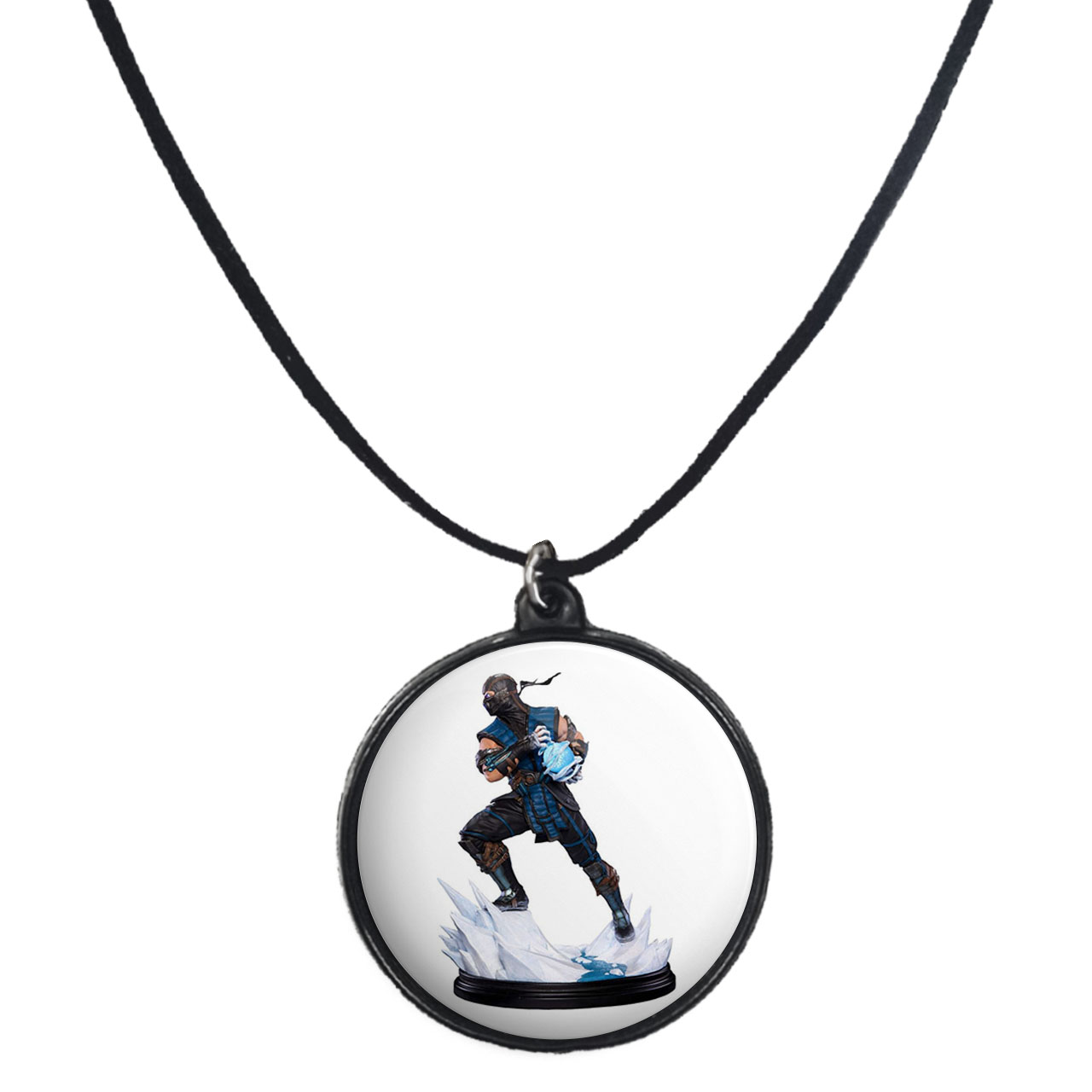 گردنبند پرمانه طرح mortal kombat کد pmb.27545مدل دو طرفه