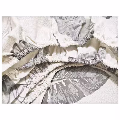 سرویس ملحفه مدل برگ یک نفره ۲تکه