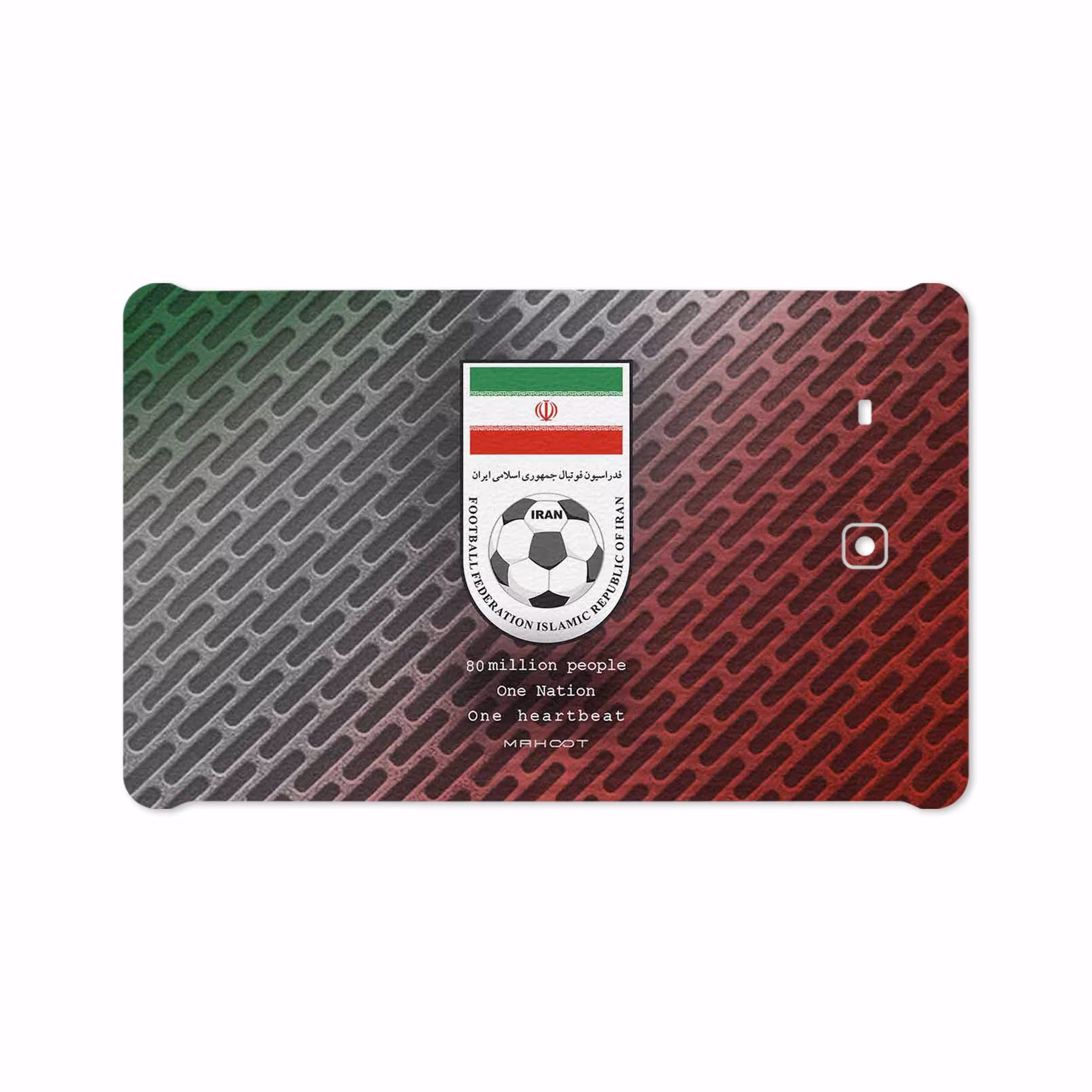 برچسب پوششی ماهوت مدل Iran-National-Football-Team مناسب برای تبلت سامسونگ Galaxy Tab E 9.6 2015 T560