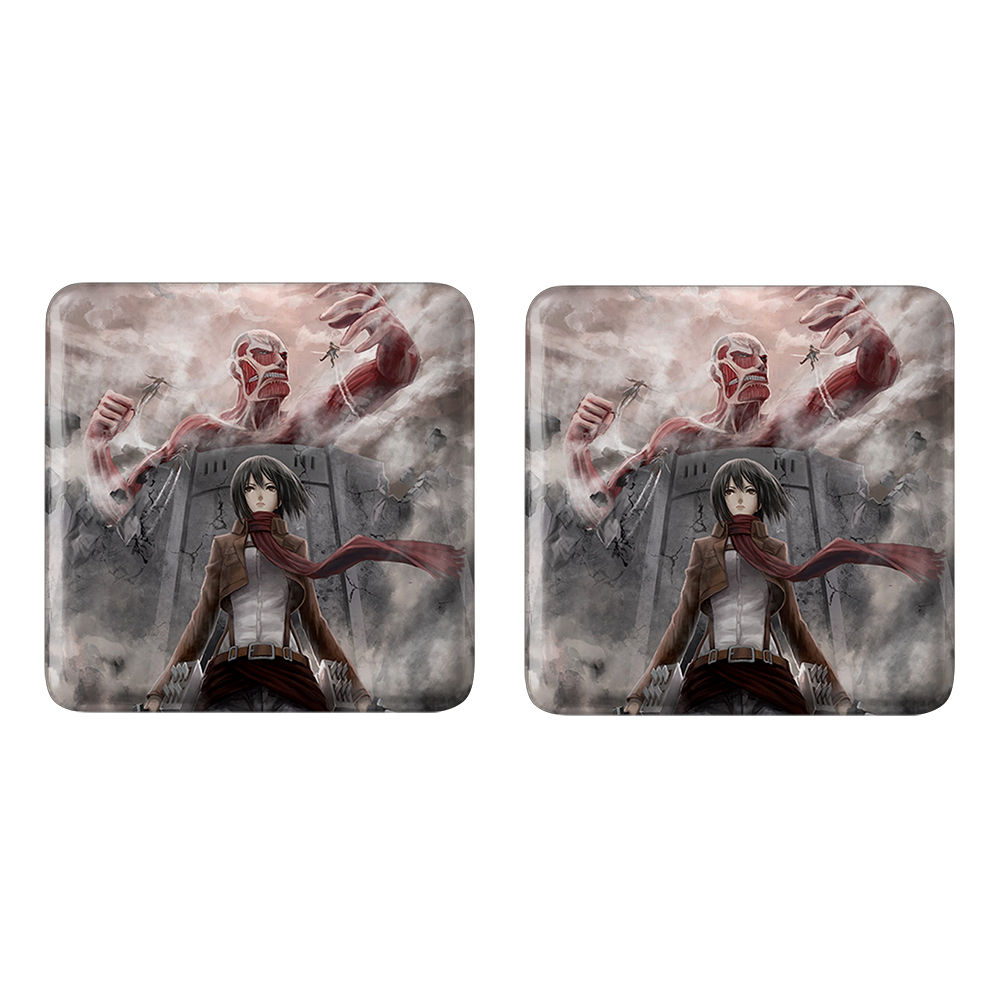 پیکسل خندالو مدل میکاسا و تایتان غول آسا انیمه اتک آن تایتان کد 10992 به همراه مگنت