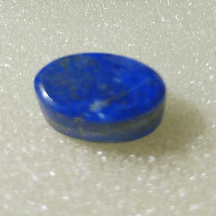 نگین لاجورد معدنی دستساز قد 18میلیمتر پهنا 11میلیمتر 