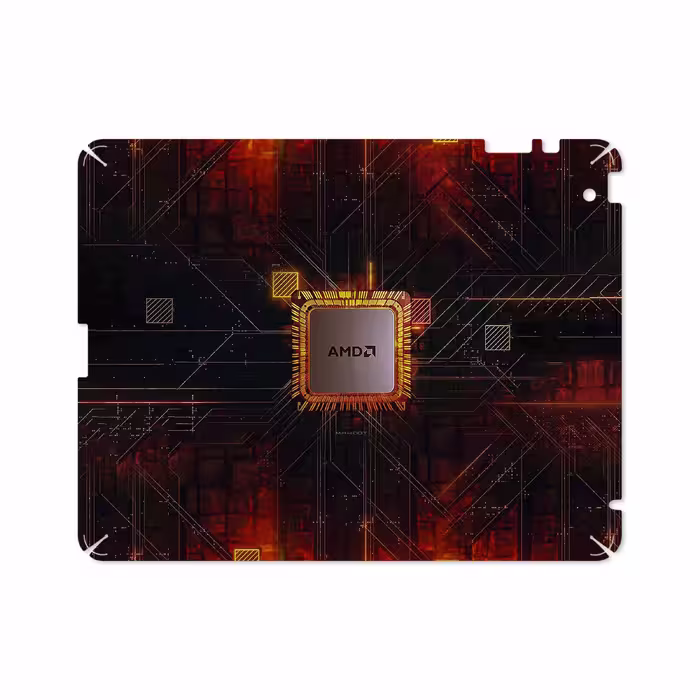 برچسب پوششی ماهوت مدل AMD Brand مناسب برای تبلت اپل iPad 2 2011 A1396