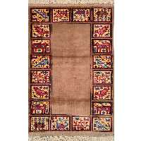 فرش دستبافت یک متری طرح کف ساده کد AA274