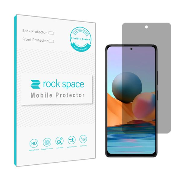 گلس شیائومی Note10 pro مدل نانو هیدروژل پرایوسی برند راک اسپیس کد S