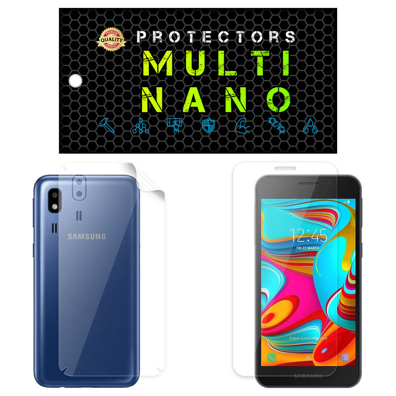 محافظ صفحه نمایش مولتی نانو مدل X-SFT مناسب برای گوشی موبایل سامسونگ Galaxy A2 Core به همراه محافظ پشت | کالا برتری