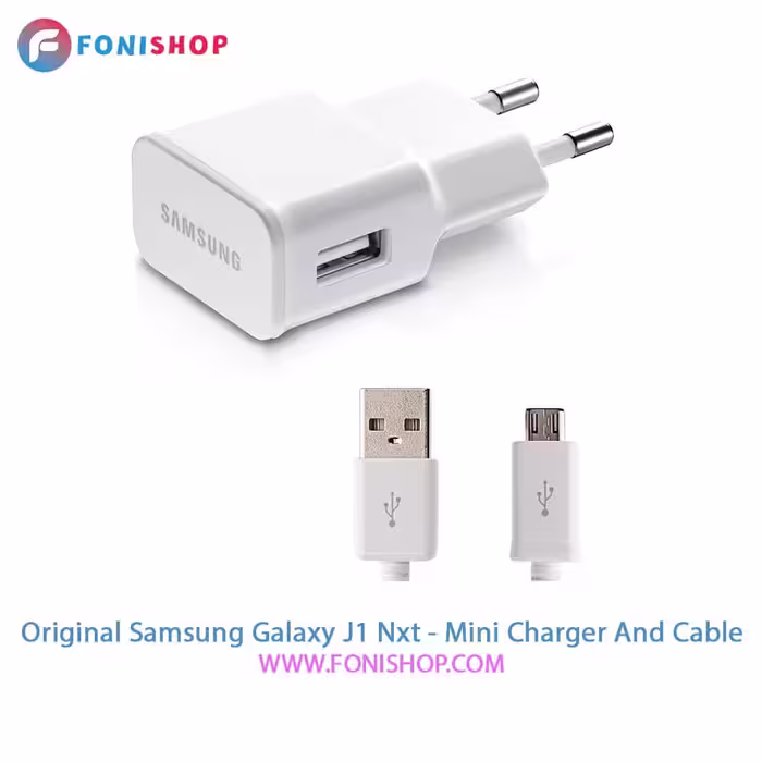 کابل و شارژر اصلی سامسونگ (Samsung Galaxy J1 Nxt (J1 Mini