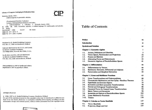 خرید و دانلود نسخه کامل کتاب Clifford Algebra to Geometric Calculus: A Unified Language for Mathematics and Physics (Fundamental Theories of Physics)