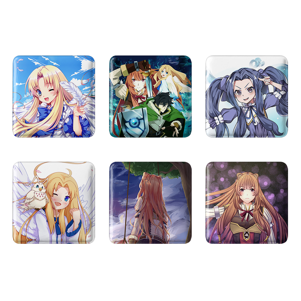 پیکسل خندالو مدل انیمه ظهور قهرمان سپر کد 830B مجموعه 6 عددی