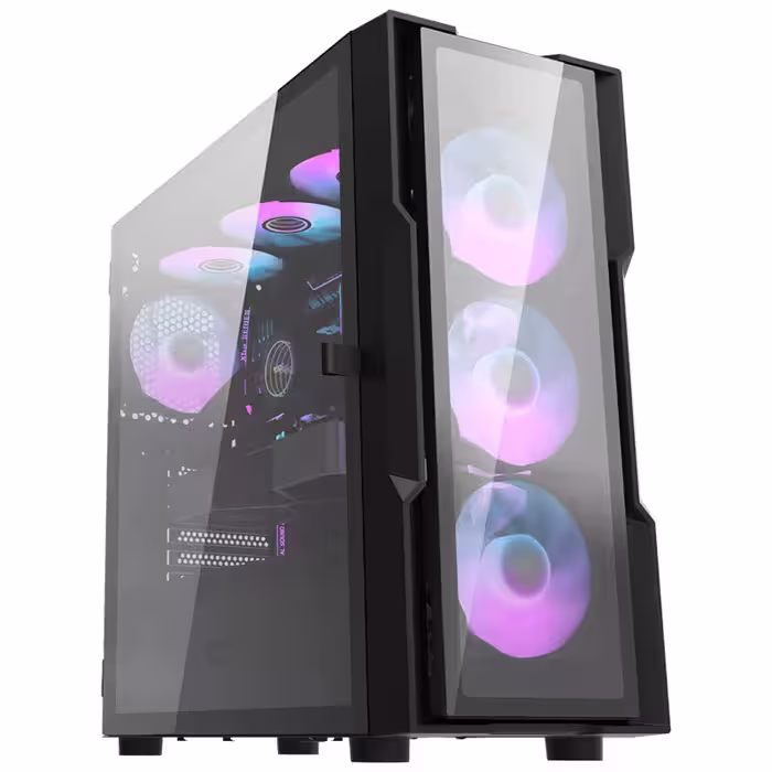 کیس کامپیوتر دارک فلش DarkFlash DK431 Glass