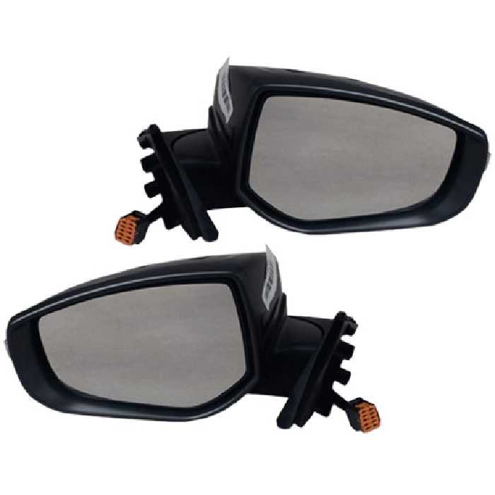 خرید آينه بغل دنا پلاس کروز تنظیم و تاشو برقی با موتور و لنز و راهنما بدون قاب (چپ و راست) | اتوموبی