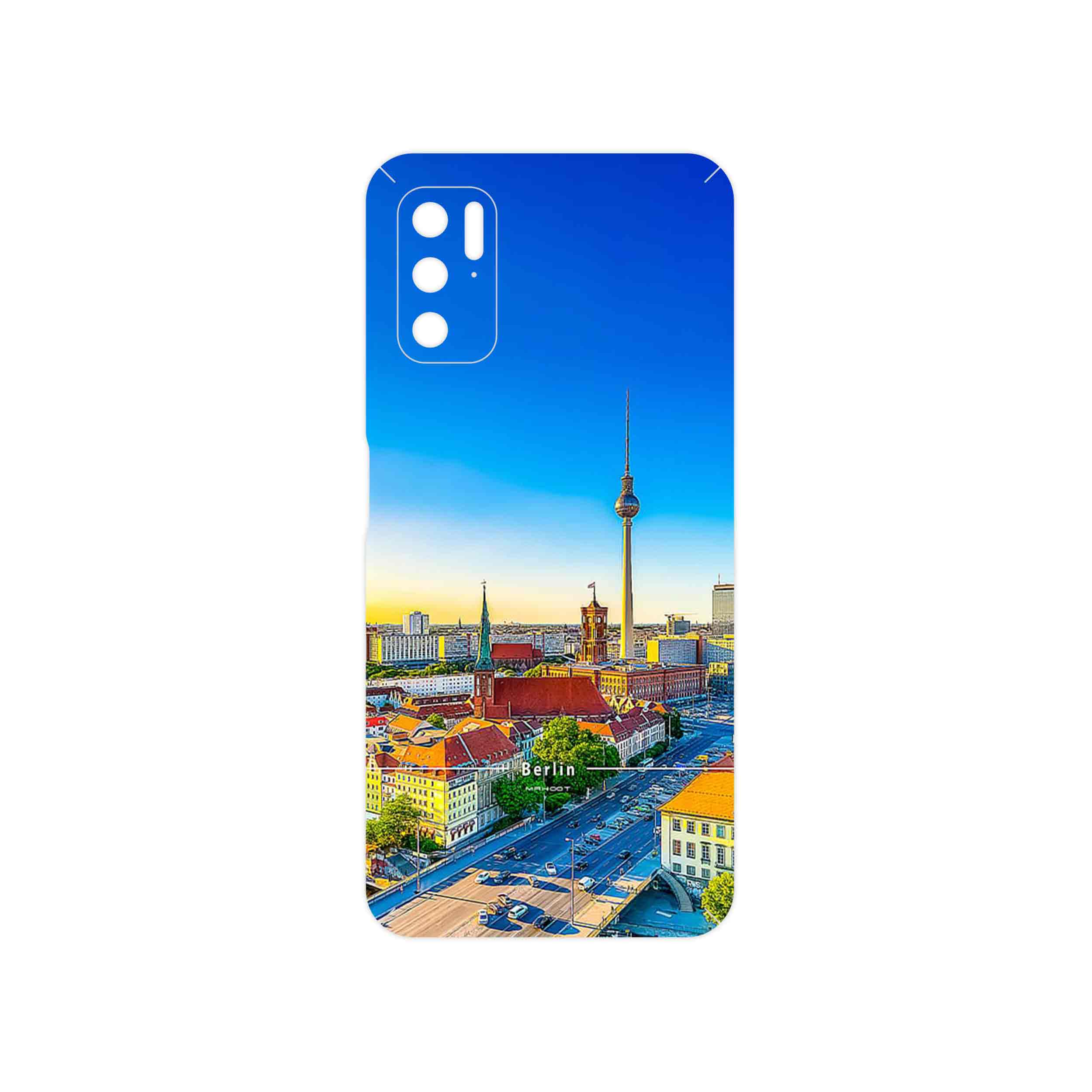 برچسب پوششی ماهوت مدل City of Berlin مناسب برای گوشی موبایل شیائومی Redmi Note 11SE