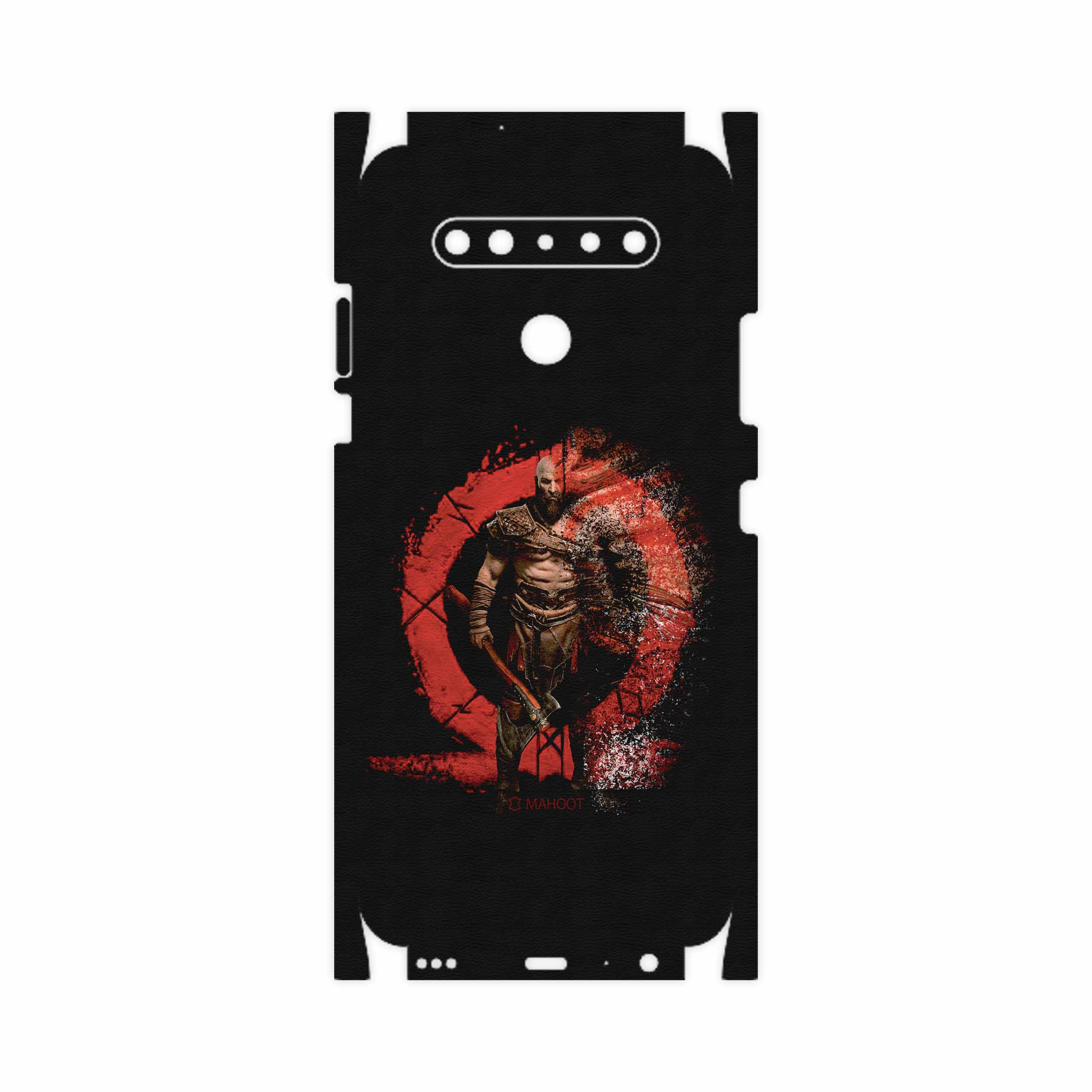 برچسب پوششی ماهوت مدل God-Of-War-Game-FullSkin مناسب برای گوشی موبایل ال جی K41s