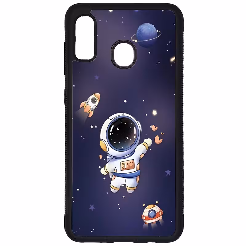 کاور طرح فضانورد کد G-040 مناسب برای گوشی موبایل سامسونگ Galaxy A20 / A30 | دیجی قاب دونی
