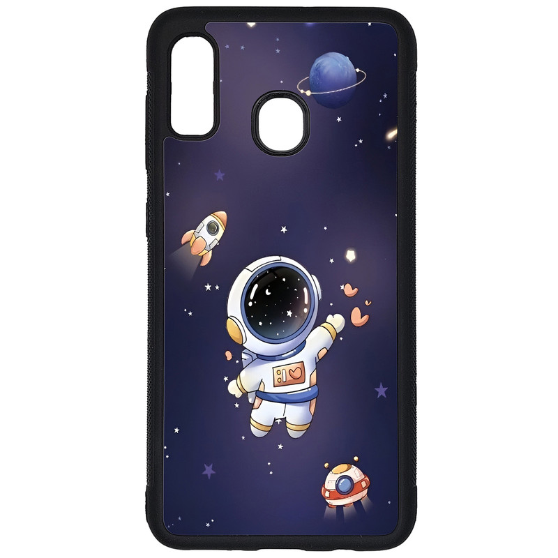 کاور طرح فضانورد کد G-040 مناسب برای گوشی موبایل سامسونگ Galaxy A20 / A30 | دیجی قاب دونی
