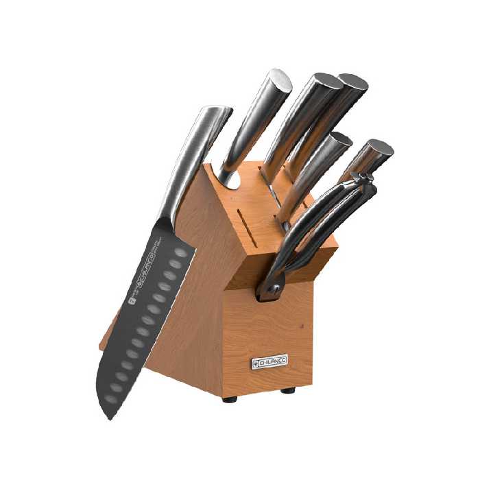 سرویس 8 پارچه چیلانکو مدل ارگونومیک با پایه چوبی | کالا مکس