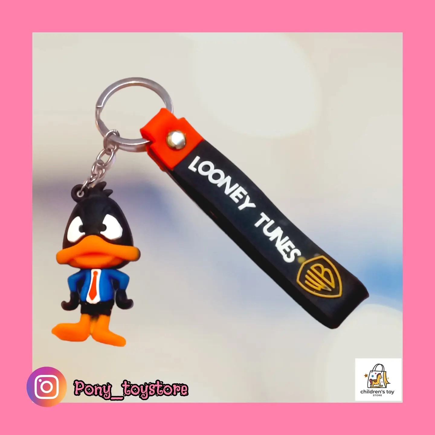 جاکلیدی (جاسوئیچی) سیلیکونی طرح اردک مشکی