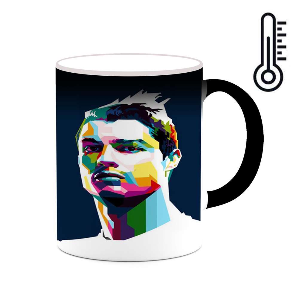 ماگ حرارتی کاکتی طرح کریستیانو رونالدو مدل mgh24873