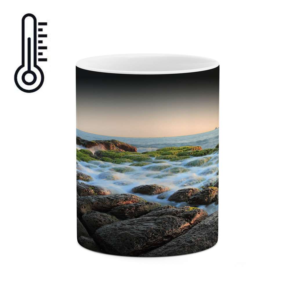 ماگ حرارتی کاکتی طرح منظره مدل mgh16248