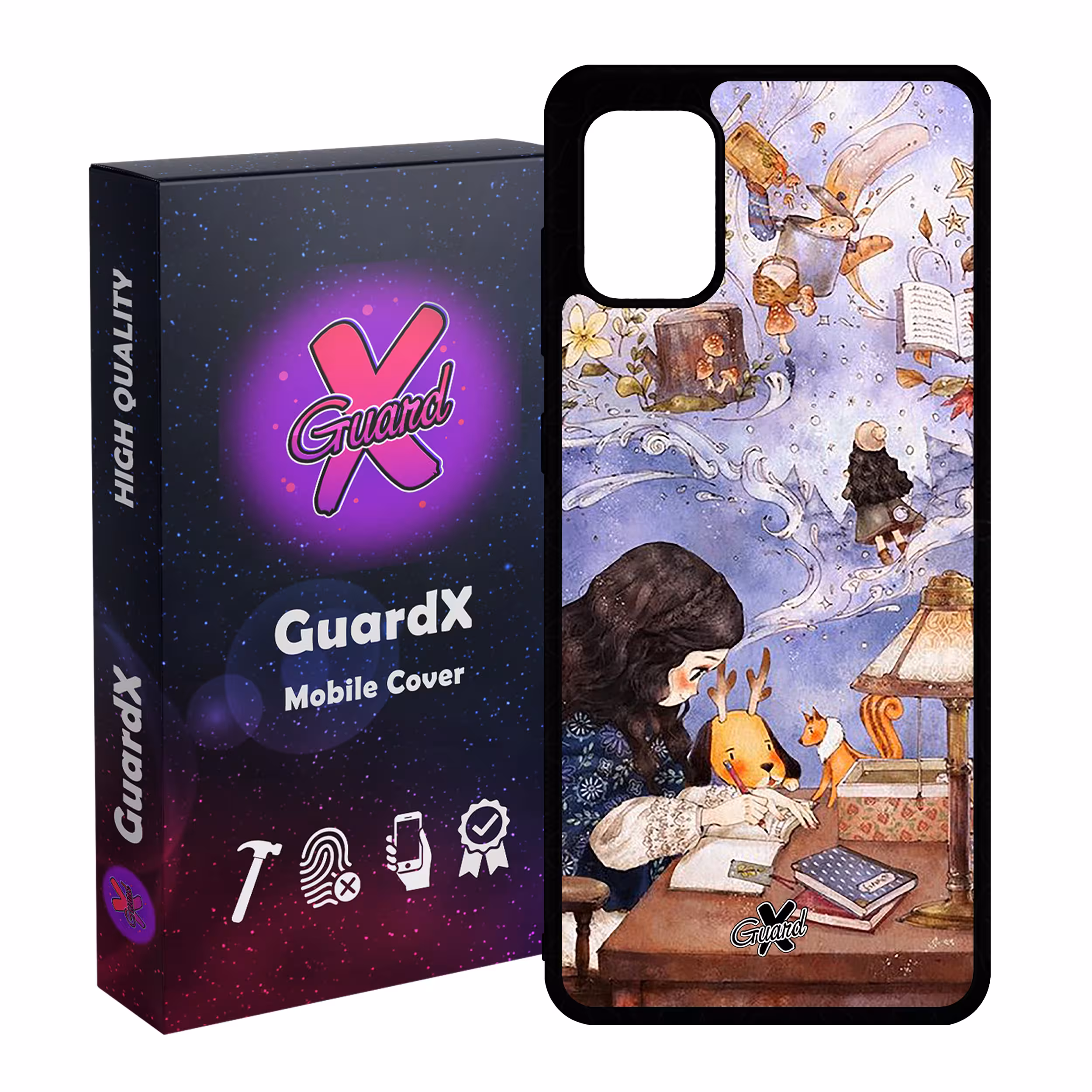 کاور گارد ایکس طرح دختر مدل Glass10293 مناسب برای گوشی موبایل سامسونگ Galaxy A31
