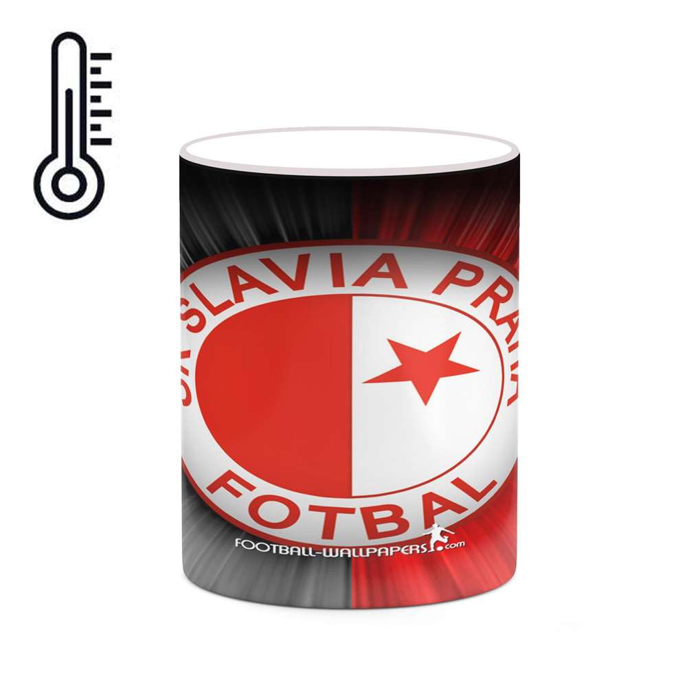 ماگ حرارتی کاکتی طرح تیم Slavia Praha مدل mgh19653