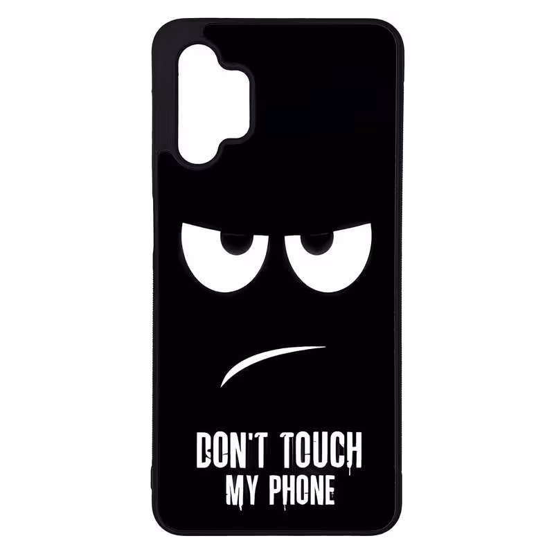 کاور طرح DONT TOUCH MY PHONE کد G-090 مناسب برای گوشی موبایل سامسونگ Galaxy A32 5G | دیجی قاب دونی