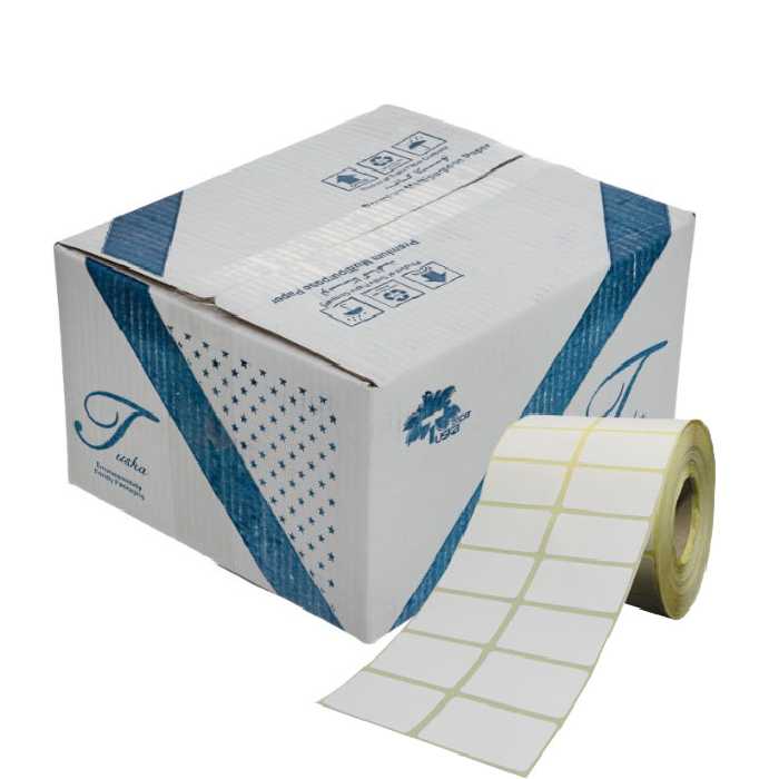 برچسب پرینتر لیبل زن توسکا مدل K-2R-25x50 بسته 4 عددی