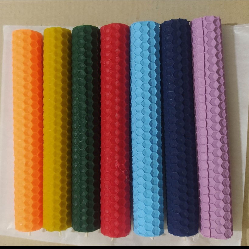 شمع  بیزوکس پک 7 عددی 12 سانتی متری