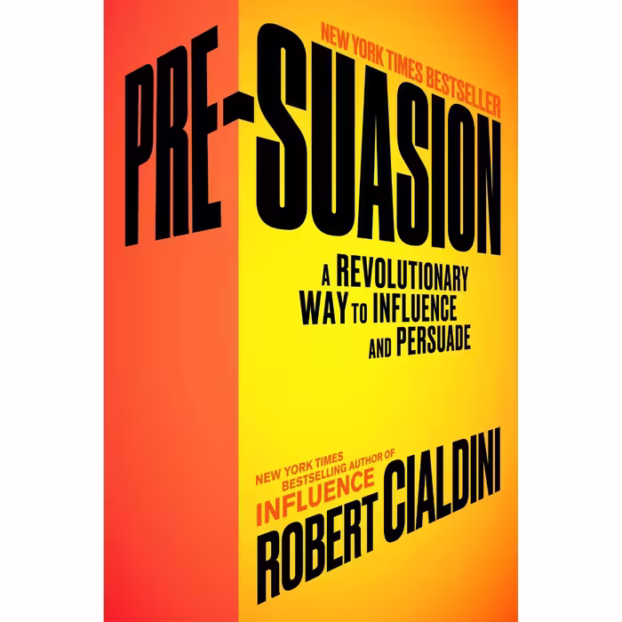 کتاب Pre-Suasion اثر Robert Cialdini انتشارات Simon &amp; Schuster, Inc