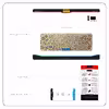 برچسب پوششی ماهوت مدل Iran-Tile2 مناسب برای تبلت مایکروسافت Surface Pro 3 2014