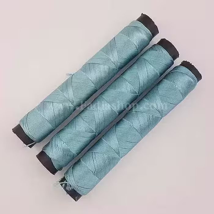نخ چرم سبز آبی کمرنگ 850