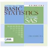خرید و دانلود نسخه کامل کتاب Step-By-Step Basic Statistics Using SAS. Exercises
