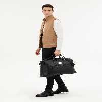 کیف مردانه مشکی پیرکاردین - فروشگاه لباس شهرمون