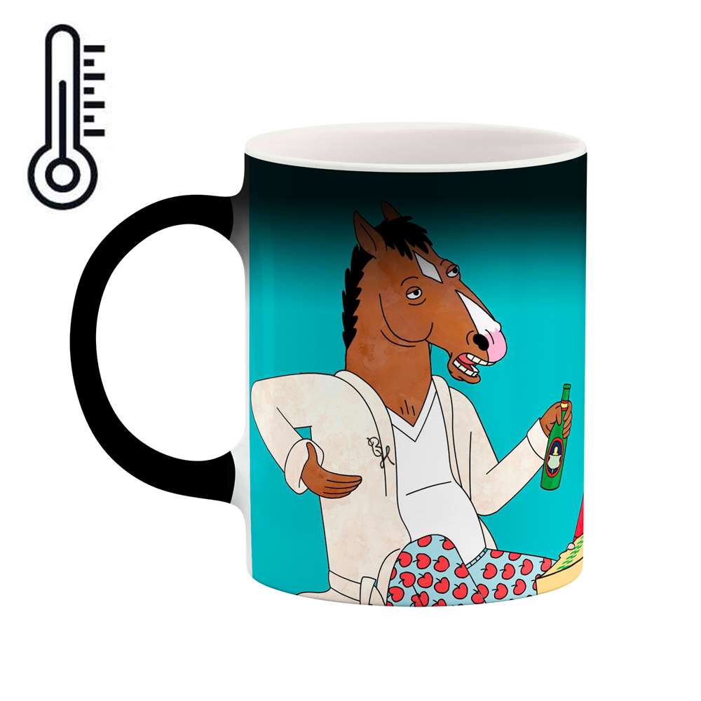 ماگ حرارتی طرح انیمیشن BoJackHorseman مدل mgph12047