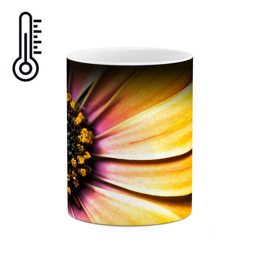 ماگ حرارتی طرح گل مدل mgh12086