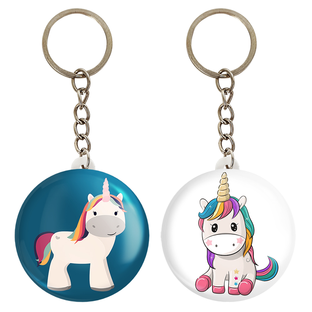 جاکلیدی خندالو مدل اسب تک شاخ یونیکورن کد 10971100 مجموعه 2 عددی