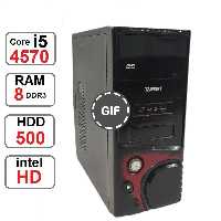کامپیوتر core i5 4570 با رم 8 گیگ و هارد500