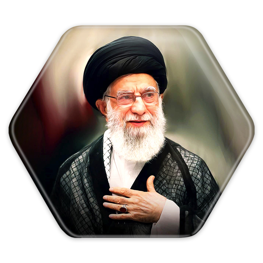 پیکسل خندالو طرح تصویر رهبر مدل شش ضلعی کد 12623