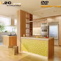 kitchen modeling &amp; rendering with 3d max vray