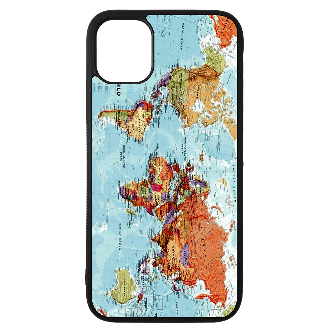 کاور طرح نقشه جهان کد 11050646 مناسب برای گوشی موبایل اپل iphone 11 