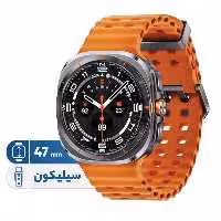 ساعت هوشمند سامسونگ مدل Galaxy Watch Ultra دارای قابلیت های کنترل موسیقی (Music Player)، قابلیت مکالمه از طریق بلوتوث، قابلیت تغییر طرح ساعت یا تم، صفحه همیشه روشن (Always-on Display)، پشتیبانی از دستیار صوتی بند سیلیکون | کالا مکس