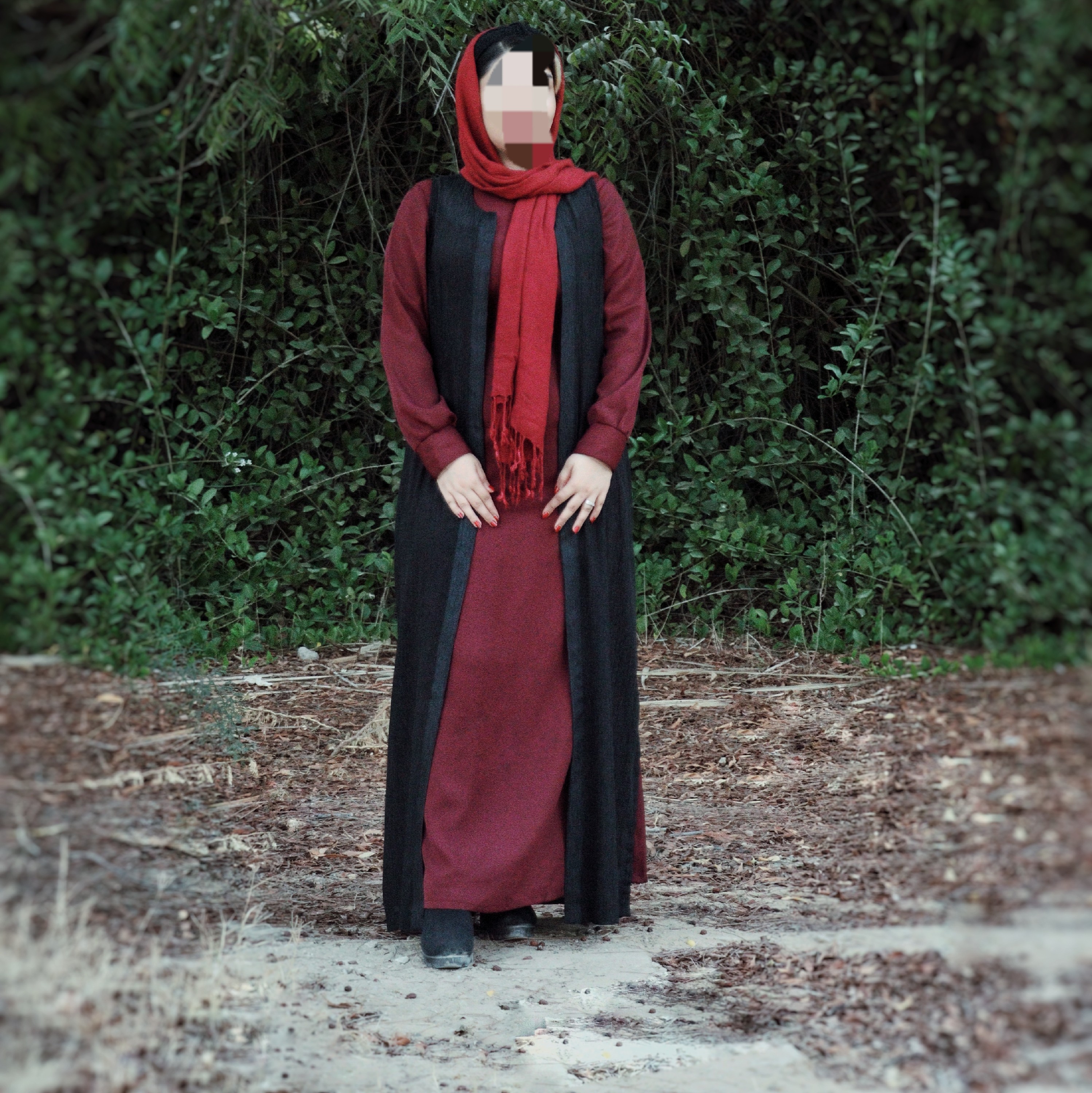 مانتو سارافنی دوتکه مجزا