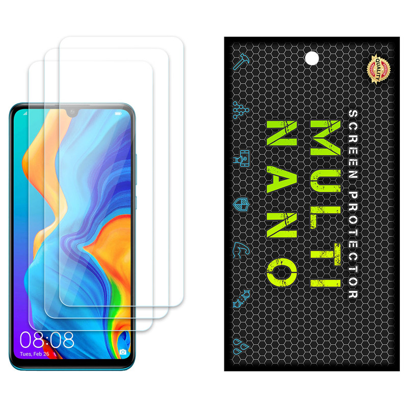 محافظ صفحه نمایش مولتی نانو مدل X-S3N مناسب برای گوشی موبایل هوآوی P30 Lite بسته سه عددی | کالا برتری