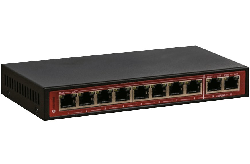 سوئیچ 8 پورت POE ایزیگیگز  EG-SWU-1401-10GP