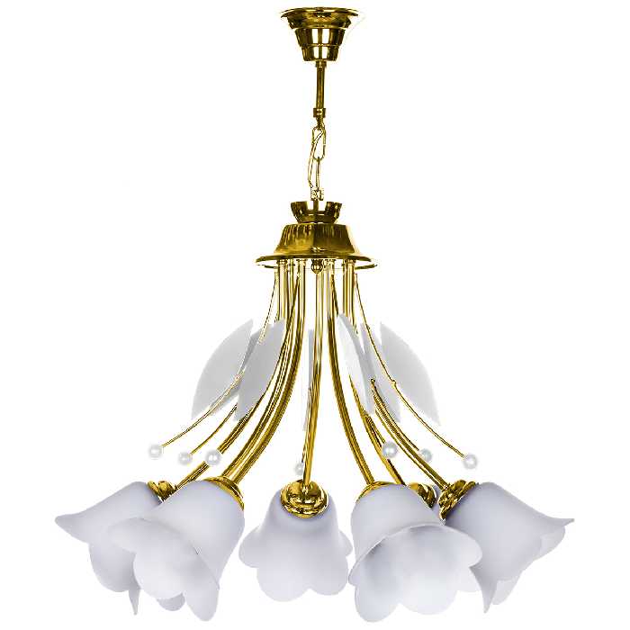 لوستر چشمه نور 7 شعله کد 2540/7WT