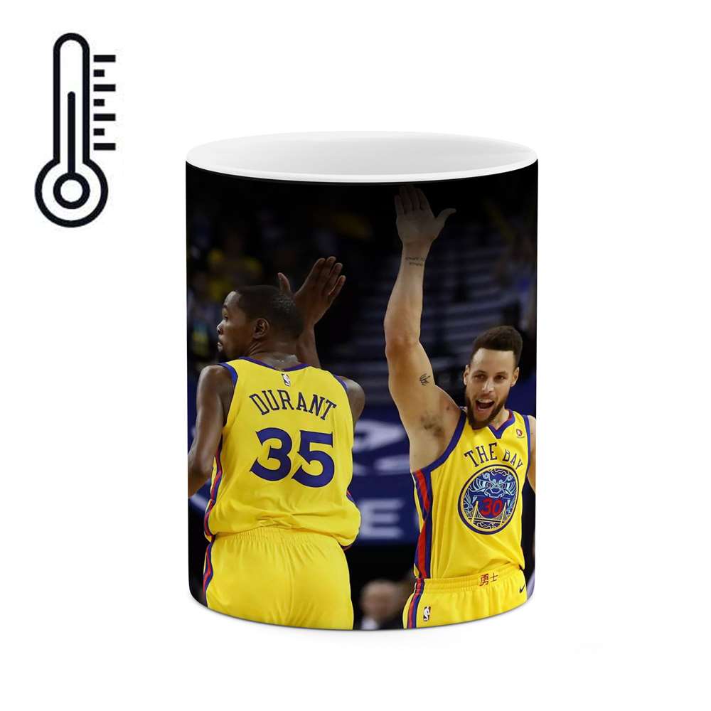 ماگ حرارتی طرح بسکتبال NBA ، Stephen curry مدل mgph14951