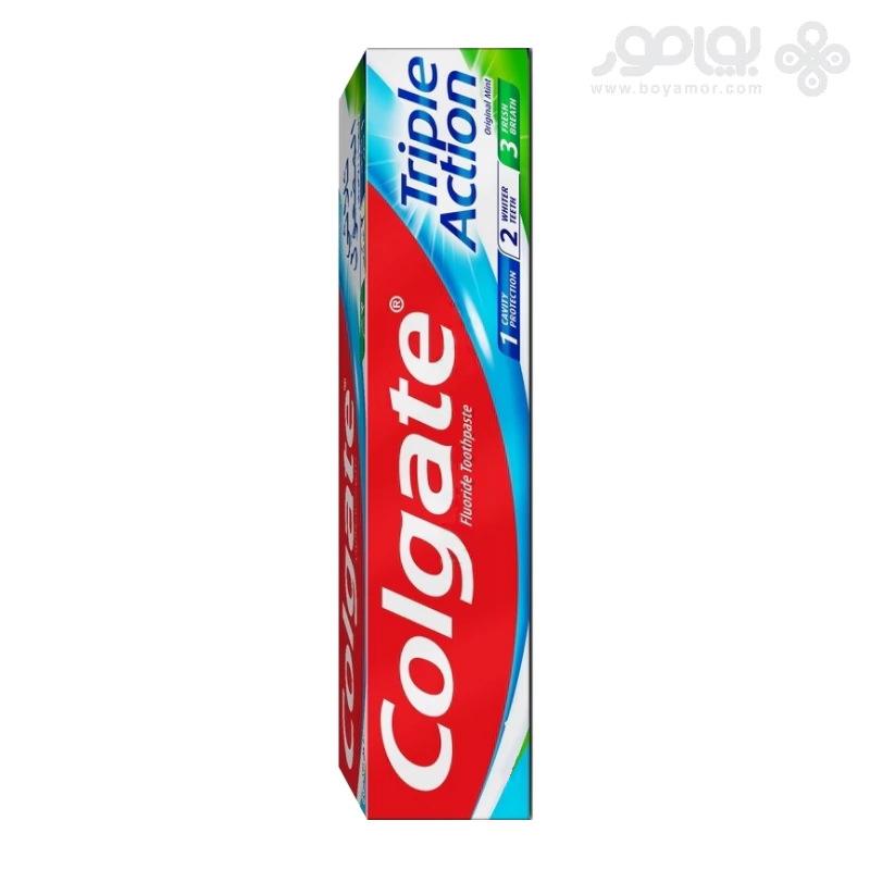 خمیر دندان کلگیت سه کاره مدل Tripple Action حجم 100 میل