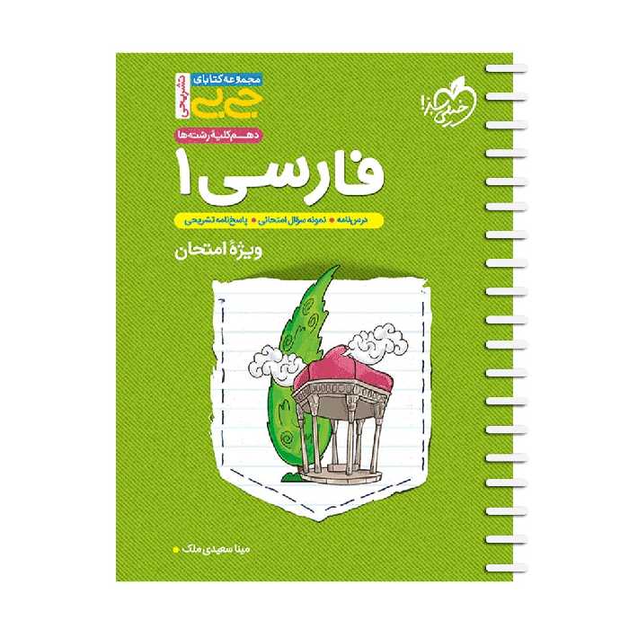 کتاب تشریحی فارسی دهم اثر مینا سعیدی ملک انتشارات خیلی سبز