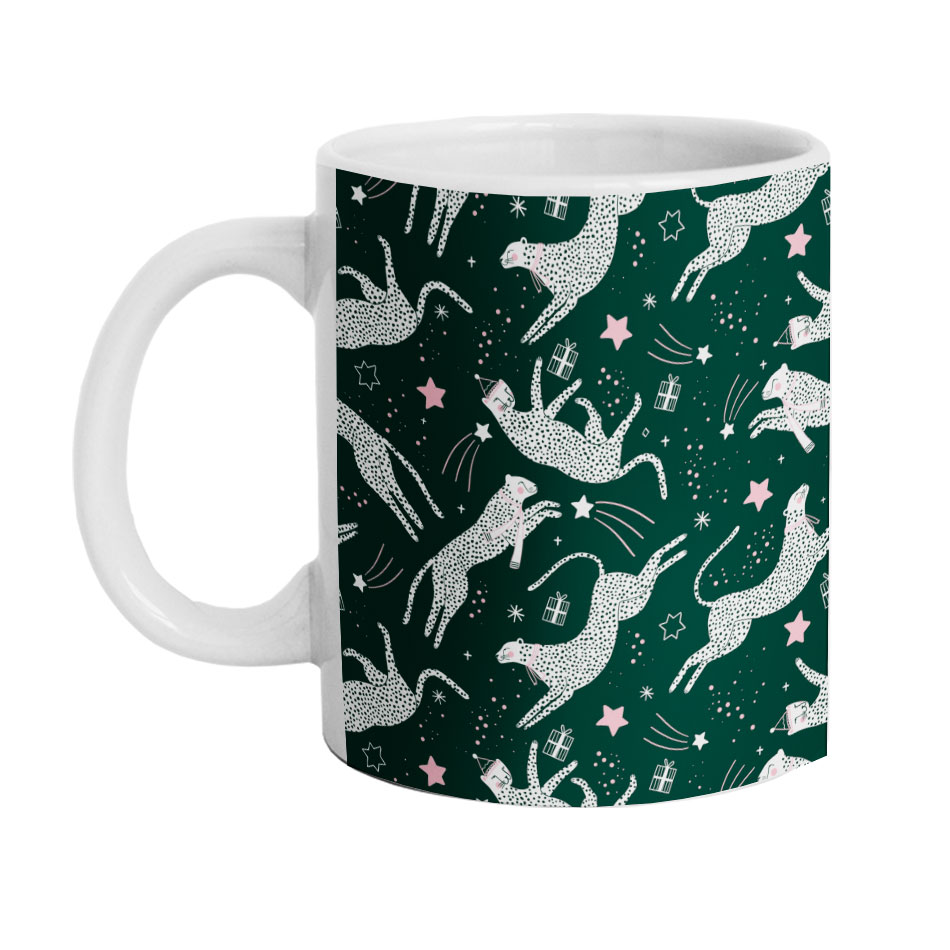 ماگ دارلی طرح یوزپلنگ مدل DarlyM781